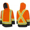 Traffic Parka: Hi-Visability Orange / Black, Wasip
