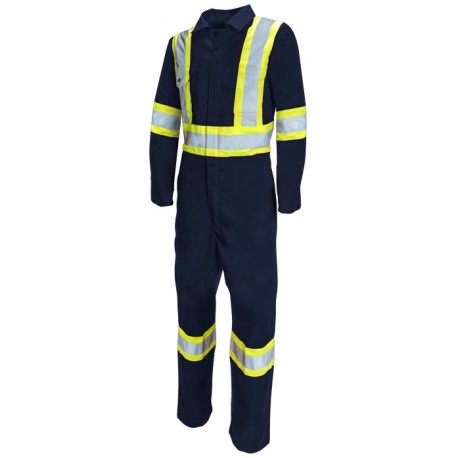 PIO Safety Coveralls: poly/cotton