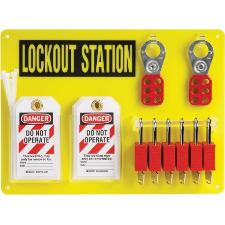 Brady Lockout Tagout Station