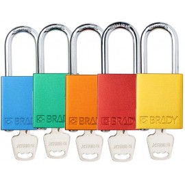 Aluminum Safety Padlocks - Keyed Alike