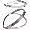 Faceshield Bracket: aluminum