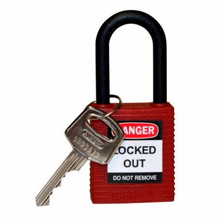 Safety Padlocks: Nylon Keyed Different