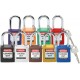 Safety Padlocks - Keyed Different