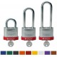 Brady Steel Padlock: 3/4", Purple