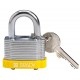 Brady Steel Padlock: 3/4", Purple