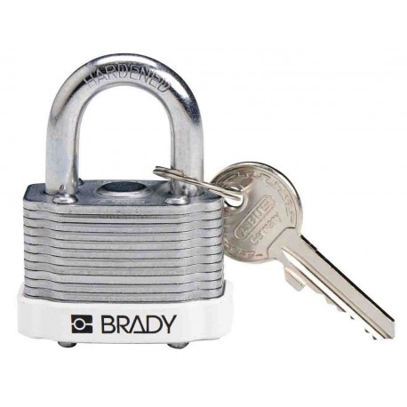 Brady Steel Padlock: 3/4", Purple