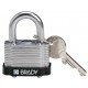 Brady Steel Padlock: 3/4", Purple