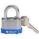 Brady Steel Padlock: 3/4", Purple