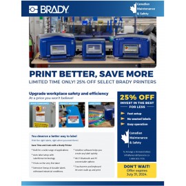 Brady Printer Sale
