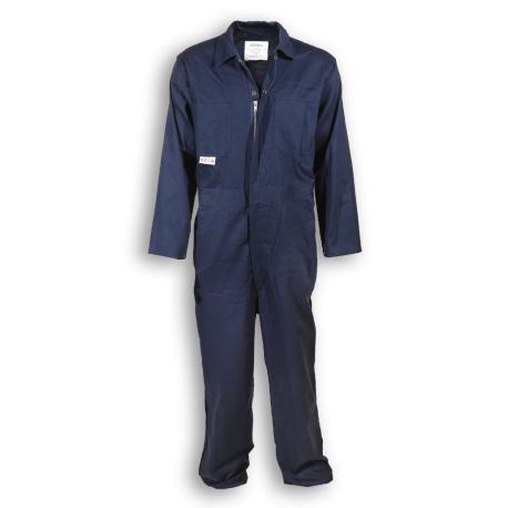 Coveralls: Cotton, Navy Blue