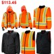 Safety Jacket: 6-in-1 Ground Force, Orange