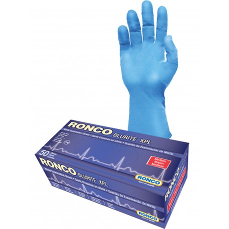 Ronco BluRite XPL Nitrile: 8.5 mil, powder-free