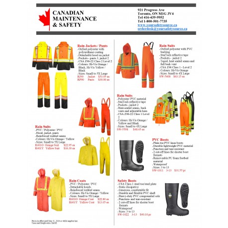 Hi-Vis Rain Gear 2026