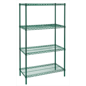 Wire Shelving - Green Expoxy