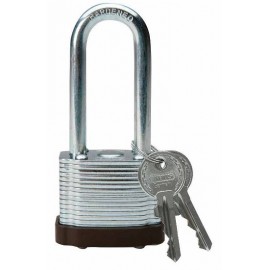 Brady Steel Padlock: 2", Brown