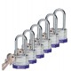 Brady Steel Padlock: 2", Blue