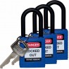 Safety Padlock: Nylon Shackle 1.5"