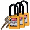 Safety Padlock: Nylon Shackle 1.5"