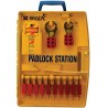 Padlock Station – 5 KD Safety Locks (1.5”)