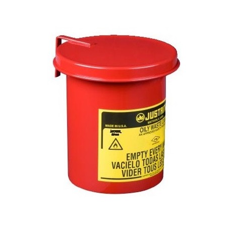 Oily Waste Can: Bench Top 0.45 Gal (1.7 L)