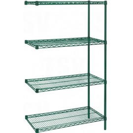 Wire Shelving - Green Expoxy