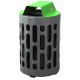 Stingray Waste Receptacle: blue