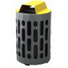 Stingray Waste Receptacle: yellow