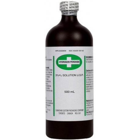 Hydrogen Peroxide: 500 ml