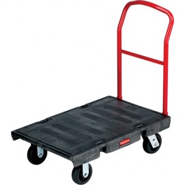 Rubbermaid Heavy-Duty Platform Truck: 8" casters, 24"W X 48"L