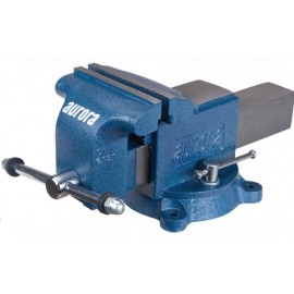 Bench Vise: 6" jaws, heavy duty swivel base