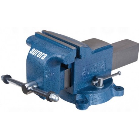 Bench Vise: 6" jaws, heavy duty swivel base