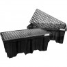 Nestable Spill Pallet - 2 Drum with Drain