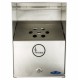 Frost Heavy Duty Outdoor Ashtray: stainless wall mount 1L