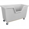 Easy Access Poly Box Truck: 63"L x 34-1/4"W x 38-1/2"H