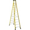 Fiberglass Cross Step Ladder: 4 ft
